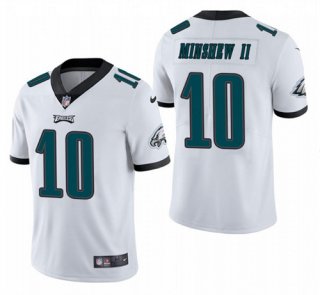 Personalized Men’s Philadelphia Eagles #10 Gardner Minshew II White Untouchable Limited Stitched Jersey