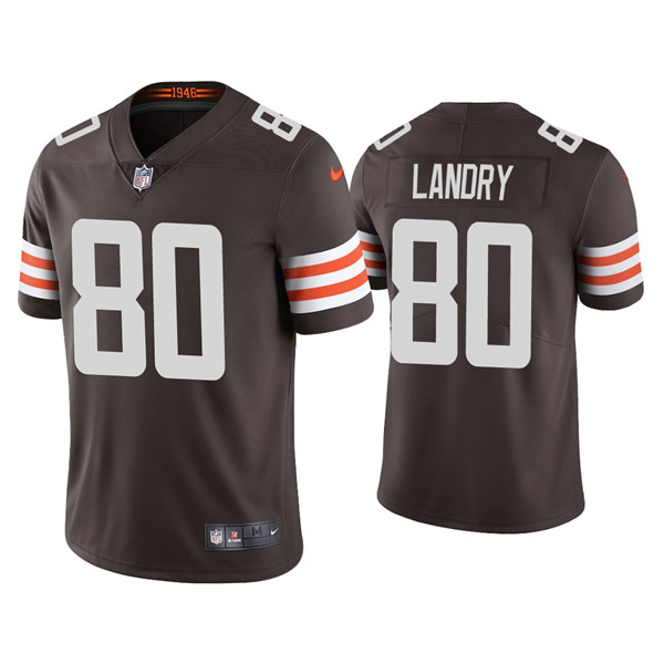 Personalized Youth Cleveland Browns #80 Jarvis Landry Brown Untouchable Limited Stitched Jersey