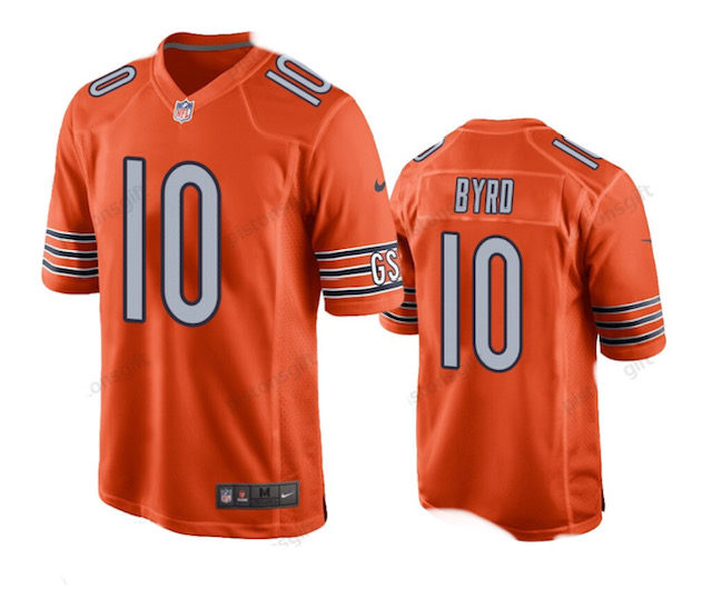 Personalized Bears #10 Damiere Byrd Orange Vpaor Limited Jersey