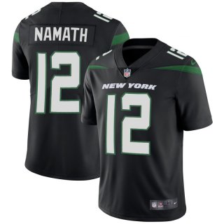 Personalized Men’s New York Jets #12 Joe Namath Black 2019 Untouchable Limited Stitched Jersey