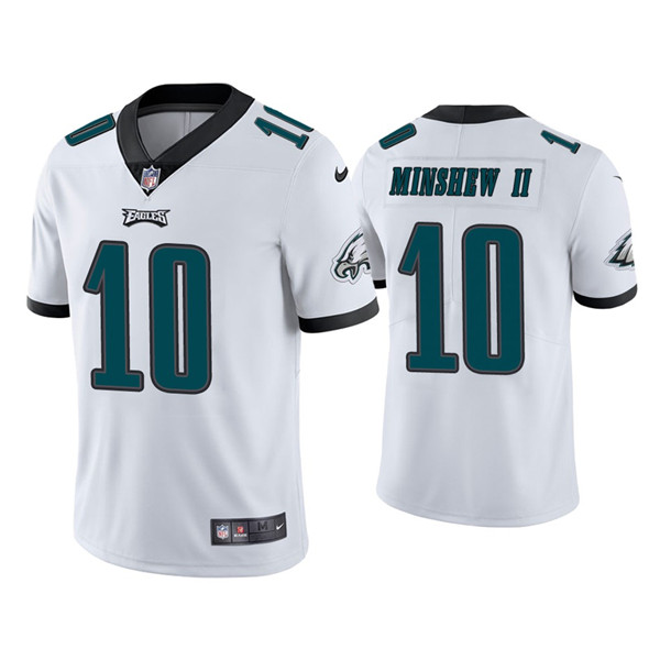 Personalized Youth Philadelphia Eagles #10 Gardner Minshew II White Untouchable Limited Stitched Football Jersey