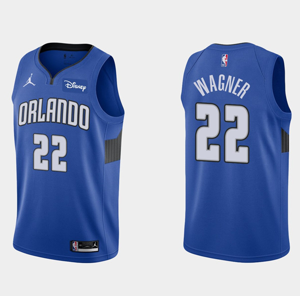 Personalized Men’s Orlando Magic #22 Franz Wagner Royal Statement Edition Stitched Swingman Jersey