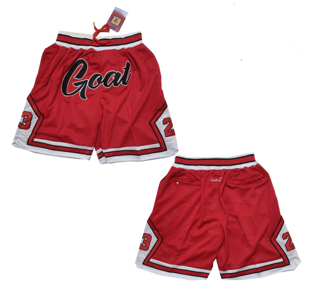 Personalized Men’s Chicago Bulls Red Shorts (Run Small)