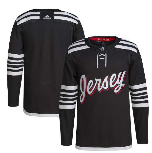 Personalized Men’s New Jersey Devils Blank 2021 2022 Black Stitched Jersey