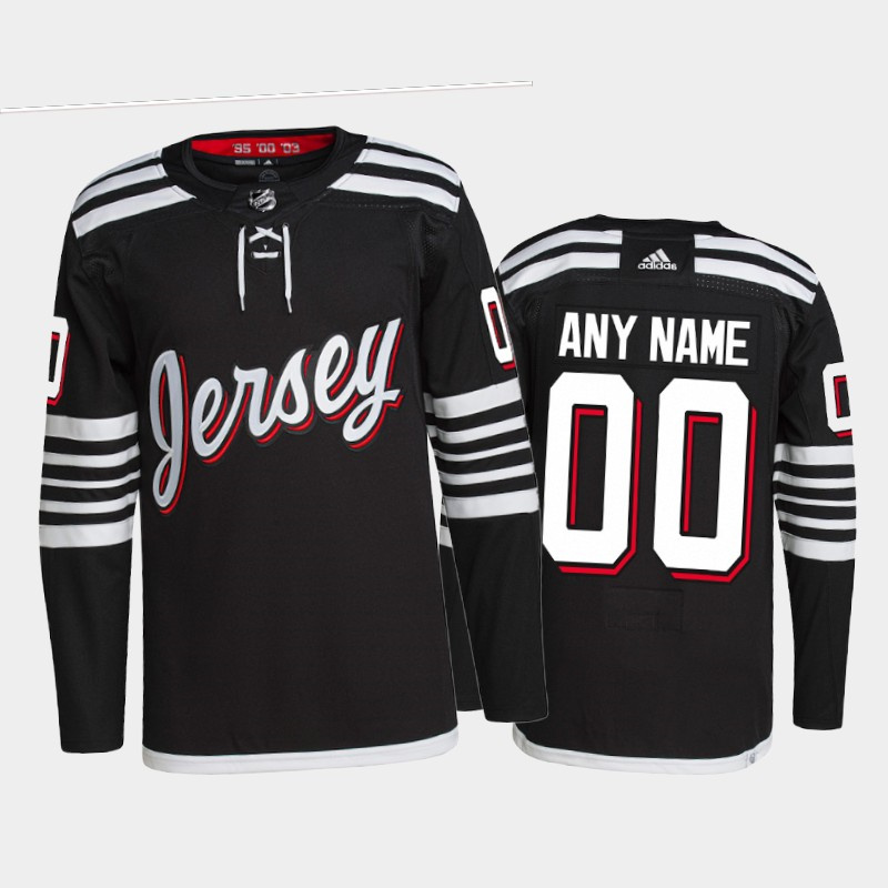 Personalized Men’s New Jersey Devils Active Player 2021 2022 Black Stitched Jersey