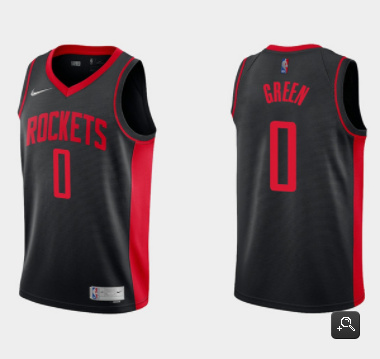 Personalized Men’s Houston Rockets #0 Jalen Green Earned Edition Black Stitched Basketball Jersey