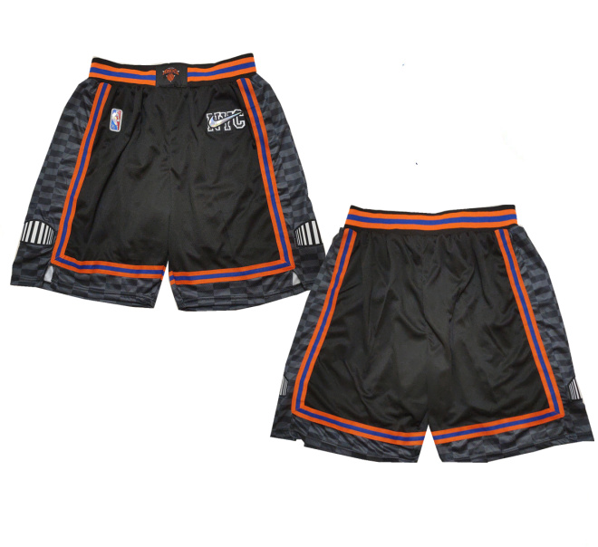 Personalized New Yok Knicks Black Shorts (Run Small)