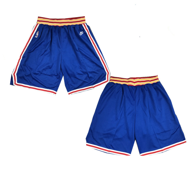 Personalized Men’s Golden State Warriors Navy Shorts(Run Small)