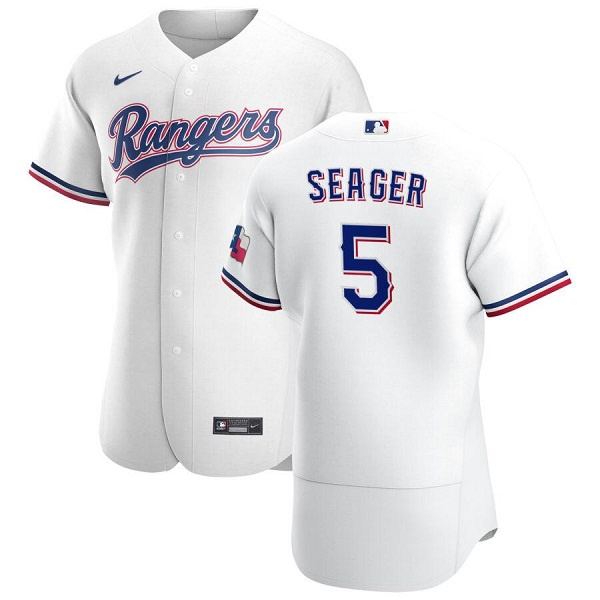Personalized Men’s Texas Rangers #5 Corey Seager Flex Base Stitched MLB Jersey