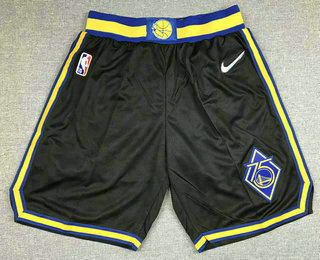 Personalized Men’s Golden State Warriors Black 2022 City Edition Stitched Swingman Shorts