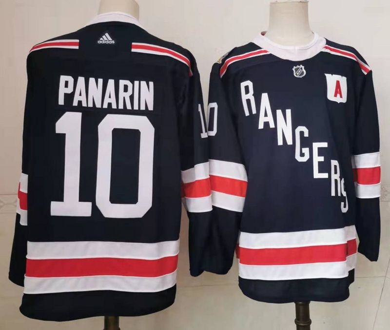 Personalized Rangers 10 Artemi Panarin Navy Jersey