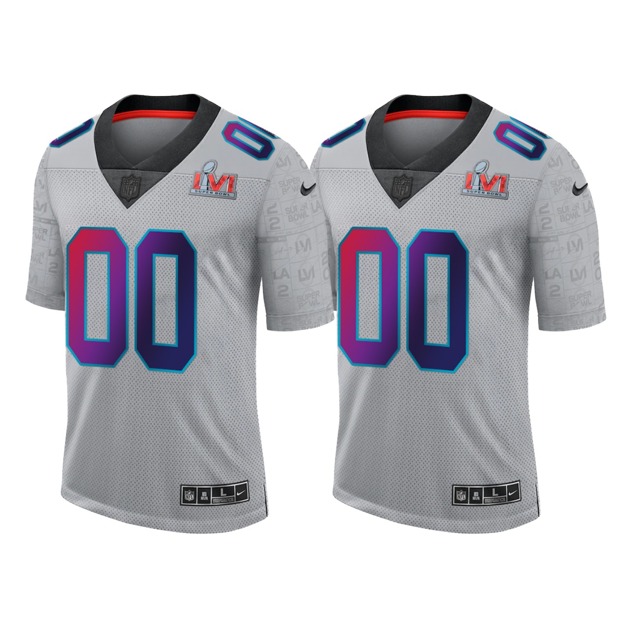 Personalized Men’s Los Angeles Rams Active Player 2022 Grey Super Bowl LVI Limited Stitched Jersey