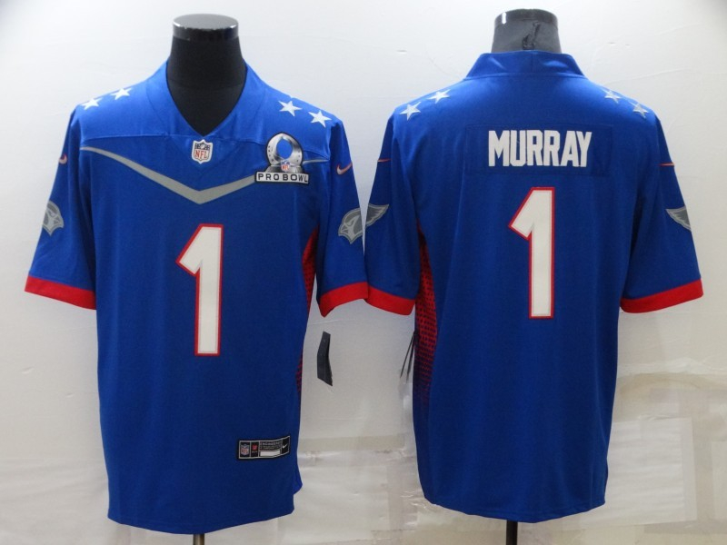 Personalized Cardinals 1 Kyler Murray Blue 2022 NFC Pro Bowl Limited Jersey