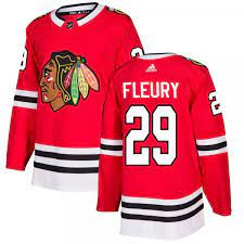 Personalized Men’s Blackhawks #29 Marc-Andre Fleury Red Jersey