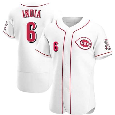 Personalized Men’s Cincinnati Reds #6 Jonathan India White Flex Base Stitched Jersey