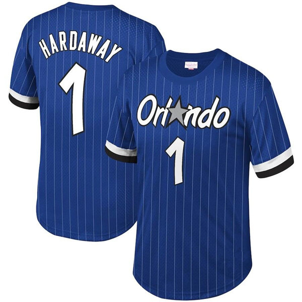 Personalized Men’s Orlando Magic #1 Penny Hardaway Blue Jersey