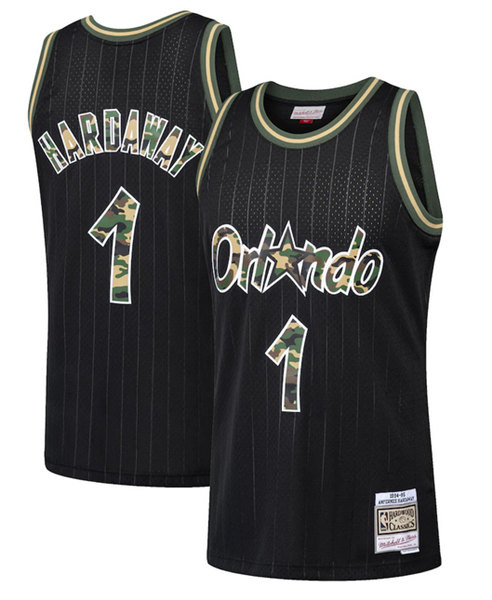 Personalized Men’s Orlando Magic #1 Penny Hardaway Black Stitched Jersey