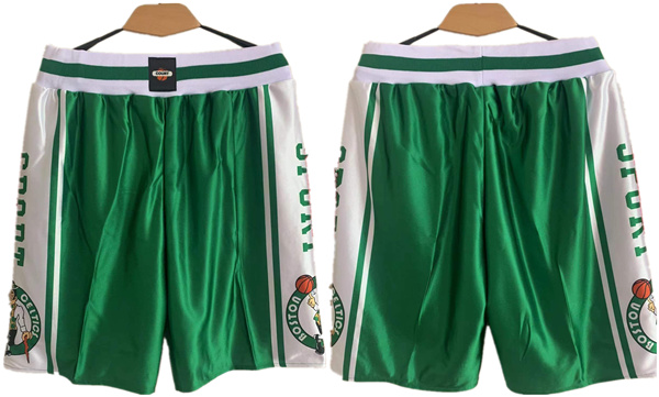 Personalized Men’s Boston Celtics Green Shorts (Run Small)