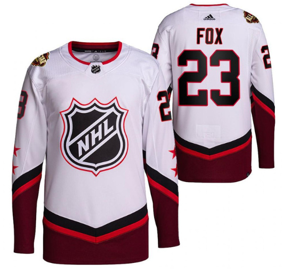 Personalized Men’s New York Rangers #23 Adam Fox 2022 2022 All-Star White Stitched Jersey