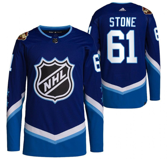 Personalized Men’s Vegas Golden Knights #61 Mark Stone 2022 All-Star Blue Stitched Jersey