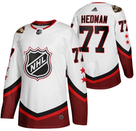 Personalized Men’s Tampa Bay Lightning #77 Victor Hedman 2022 All-Star White Stitched Jersy