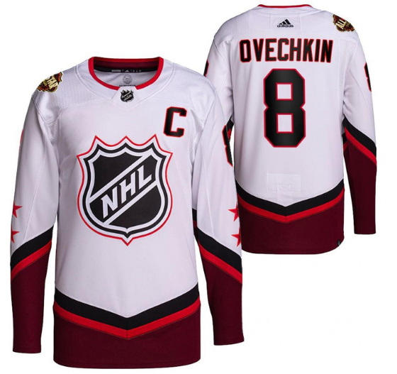 Personalized Men’s Washington Capitals #8 Alex Ovechkin 2022 All-Star White Stitched Jersey