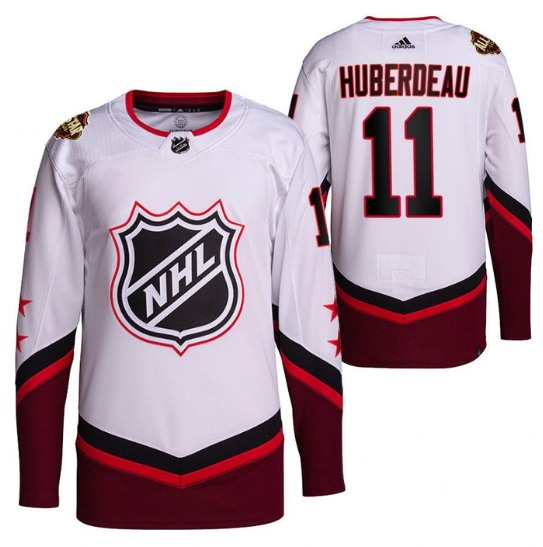 Personalized Men’s Florida Panthers #11 Jonathan Huberdeau 2022 All-Star White Stitched Jersey