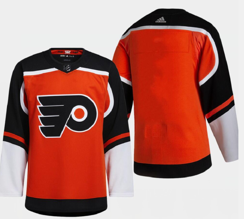 Personalized Men’s Philadelphia Flyers Blank 2021 Orange Reverse Retro Stitched Jersey