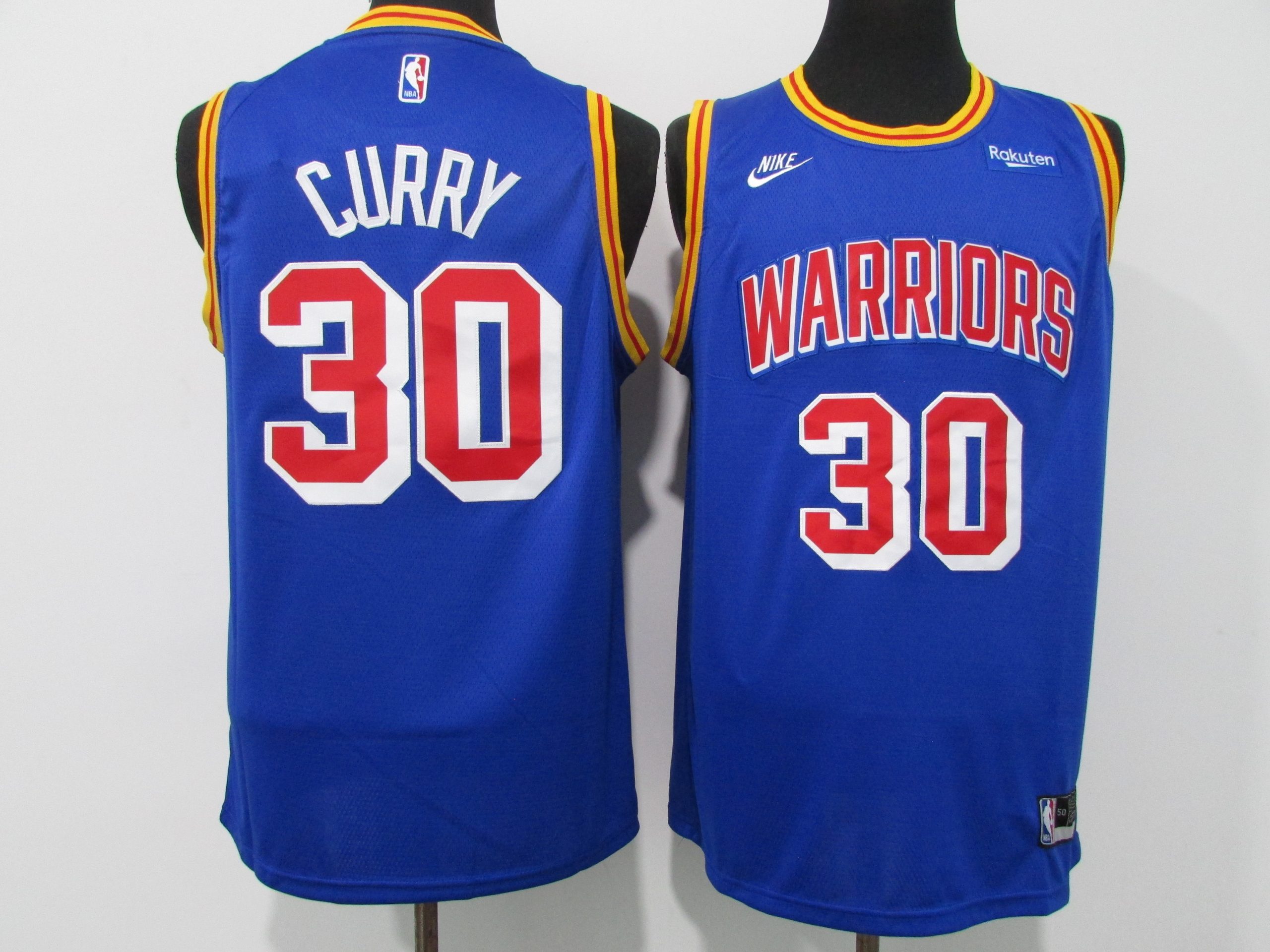 Personalized Warriors 30 Stephen Curry Navy Diamond 75th Anniversary City Edition Swingman Jersey