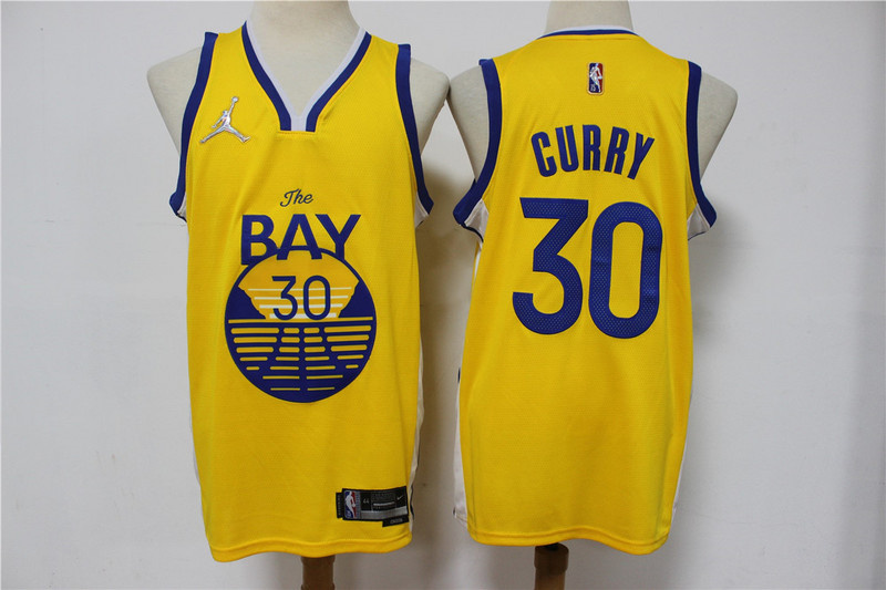 Personalized Warriors 30 Stephen Curry White Jordan Brand Diamond 75th Anniversary City Edition Swingman Jersey