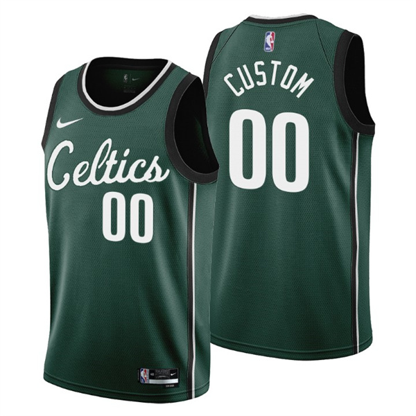 Personalized Men’s Boston Celtics Active Player 2022 23 Green City Edition Stitched Basketball Jersey