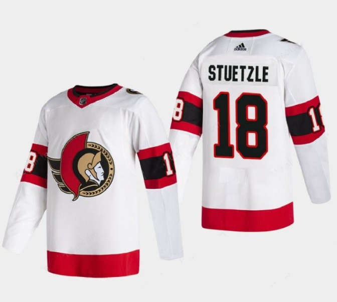 Personalized Men’s Ottawa Senators #18 Tim Stutzle White Stitched Jersey