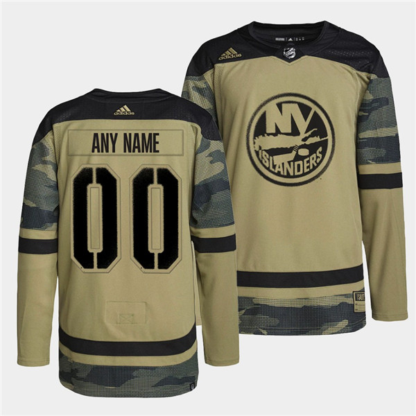 Personalized Men’s New York Islanders Active Player 2022 Camo Military Appreciation Night Stitched Jersey