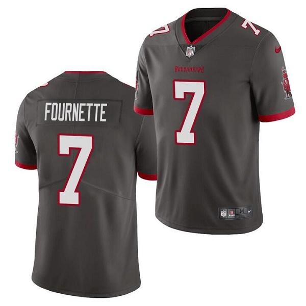 Personalized Men’s Tampa Bay Buccaneers #7 Leonard Fournette Grey Untouchable Limited Stitched Jersey