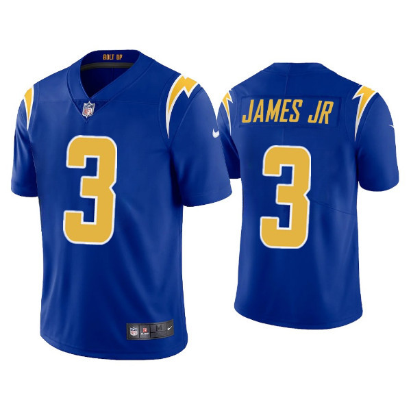 Personalized Men’s Los Angeles Chargers #3 Derwin James Jr. Royal Untouchable Limited Stitched Jersey