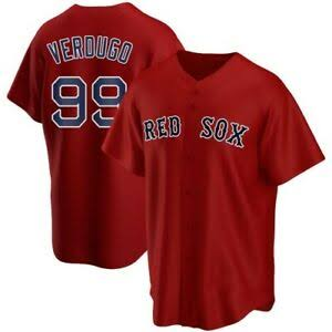 Personalized Men Boston Red Sox 99 Verdugo Red 2021 MLB Jersey