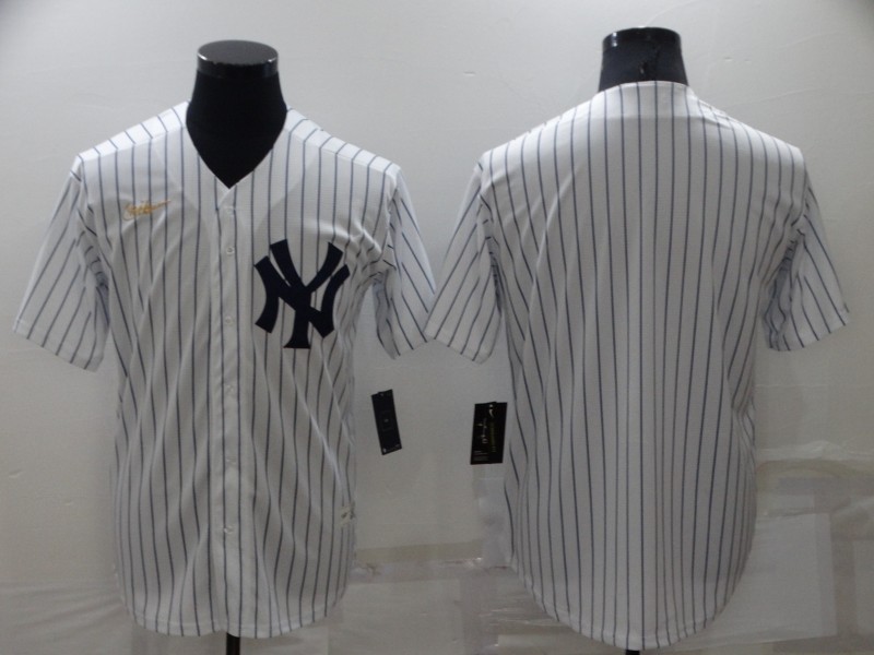 Personalized Men’s New York Yankees Blank White Cool Base Stitched Jersey