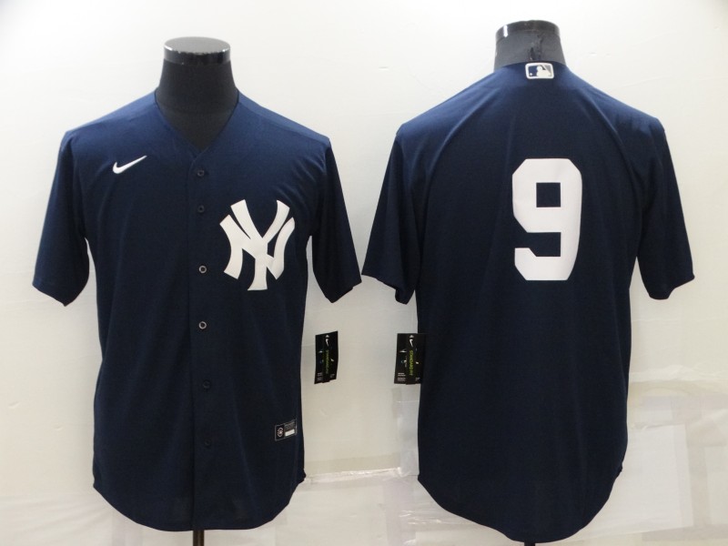 Personalized Men’s New York Yankees #9 Roger Maris Navy Cool Base Stitched Jersey