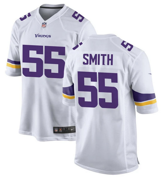 Personalized Men’s Minnesota Vikings #55 Za’Darius Smith White Stitched Jersey