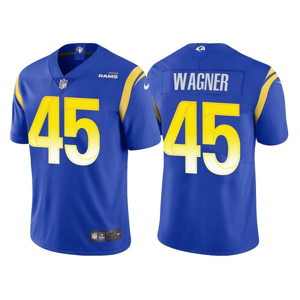 Personalized Men’s Los Angeles Rams #45 Bobby Wagner Royal Untouchable Limited Stitched Football Jersey