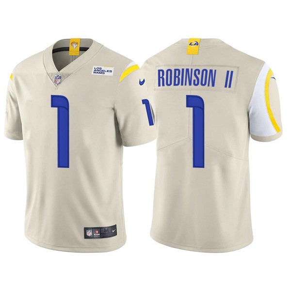 Personalized Men’s Los Angeles Rams Allen Robinson II Bone Untouchable Limited Stitched Football Jersey
