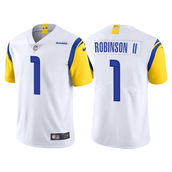 Personalized Men’s Los Angeles Rams Allen Robinson II White Untouchable Limited Stitched Football Jersey