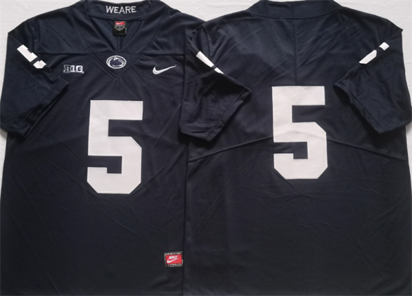 Personalized Penn State Nittany Lions #5 Blue Stitched Jersey