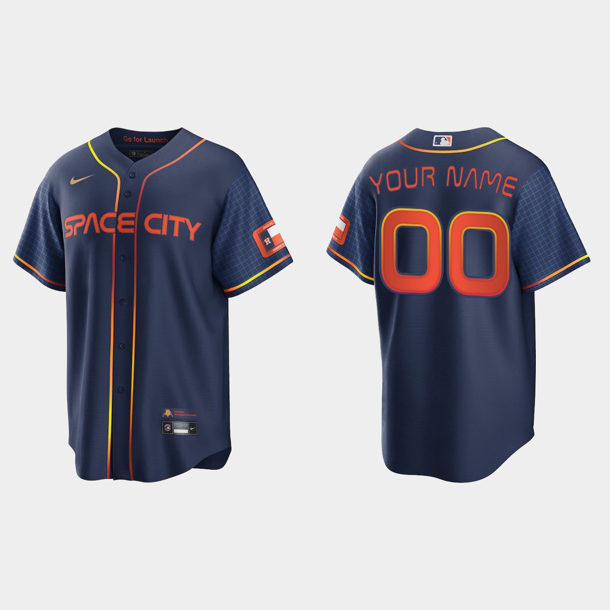 Personalized Men’s Houston Astros Active Player 2022 Navy City Connect Cool Base Stitched Jersey