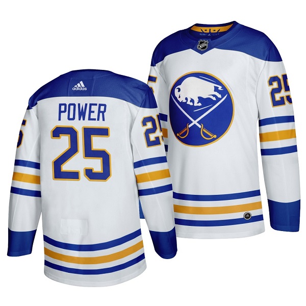 Personalized Men’s Buffalo Sabres #25 Owen Power White Stitched Jersey