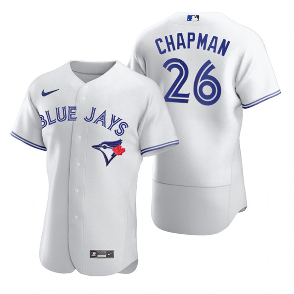 Personalized Men’s Toronto Blue Jays #26 Matt Chapman White Flex Base Stitched Baseball Jersey