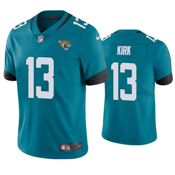 Personalized Men’s Jacksonville Jaguars #13 Christian Kirk Teal Untouchable Limited Stitched Jersey