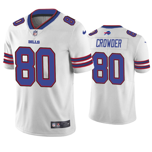 Personalized Men’s Buffalo Bills #80 Jamison Crowder White Untouchable Limited Stitched Jersey