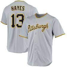 Personalized Men’s Pittsburgh Pirates #13 Hayes Gray Cool Base Stitched Jersey