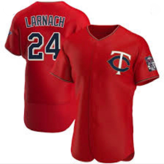 Personalized Minnesota Twins #24 Trevor Larnach Red Jerseys
